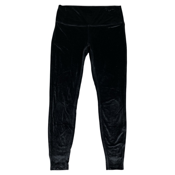 Lululemon Wunder Lounge High-Rise Tight 28" Velvet size 12 in Black - Picture 3 of 7